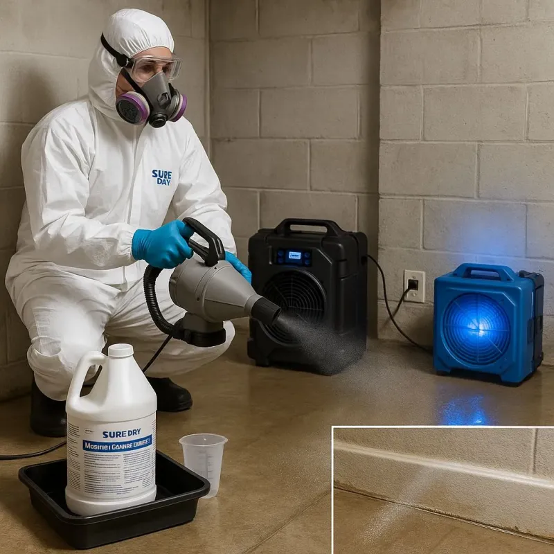 Sanitization and Odor Removal process in Warrington, FL