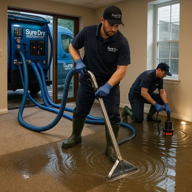 Water Extraction and Removal process in Warrington, FL